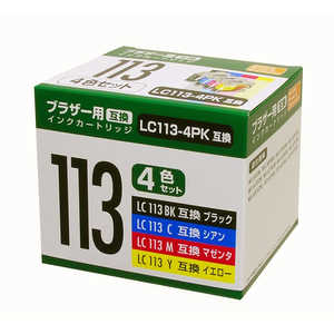 PPC Υ֥饶 LC113-4PKߴ 4ѥå PPBLC1134P