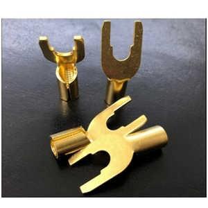 ZONOTONE LUG-5.5シリーズ対応・交換用プラグ 24K純金メッキ・Yラグ LUGY-S(先端のみ・4本組) ZONOTONE LUG-5.5シリーズ対応・交換用プラグ 24K純金メッキ・Yラグ LUGY-S(先端のみ・4本組)