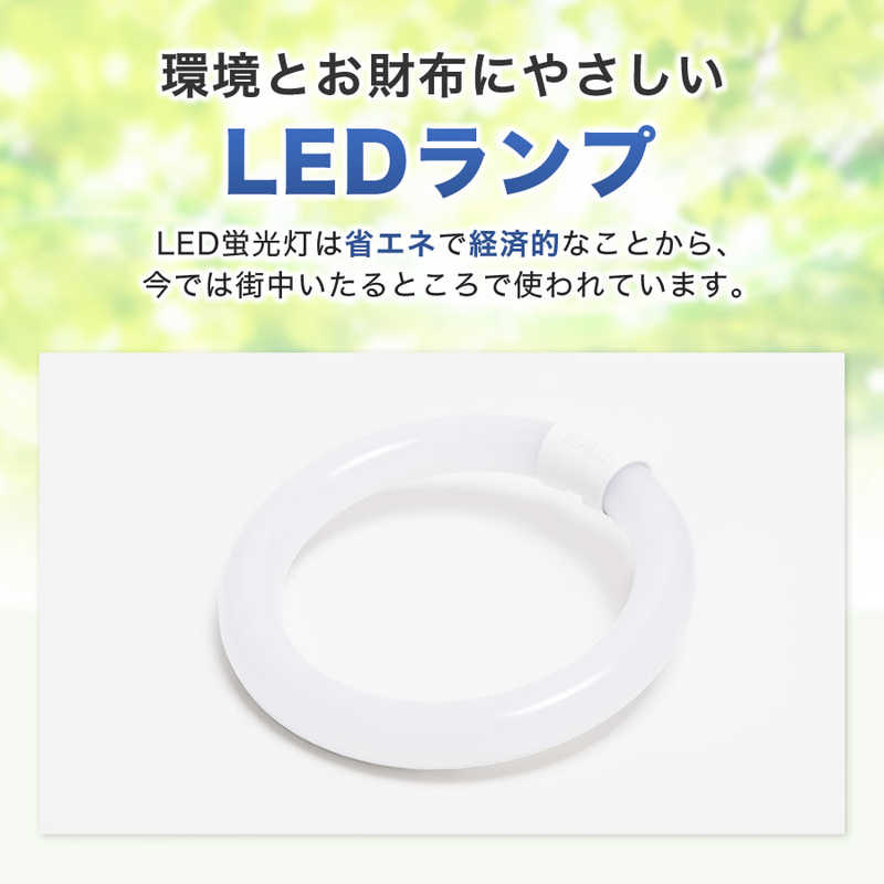 エコデバイス エコデバイス 丸形LEDランプ Earth(アース)  電球色  EFCL40LED-ES/28W EFCL40LED-ES/28W