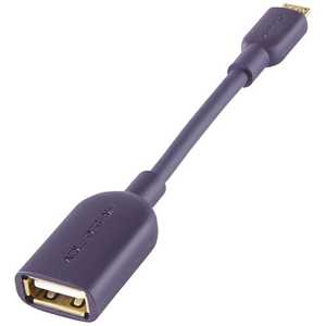 ALPHADESIGNLABS OTGケーブル (Micro B - USB Aソケット/0.1m) OTG-MF/0.1