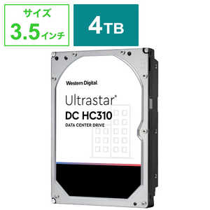 WESTERN DIGITAL 内蔵HDD Ultrastar DC HC300(SAS) [3.5インチ /4TB]｢バルク品｣ HUS726T4TAL5204