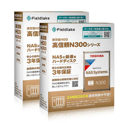 東芝 TOSHIBA 東芝HDD N300 18TBx2 N302A18-HDWG51JUZSVA の通販