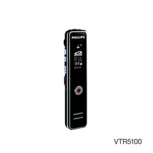 フィリップス　PHILIPS ICレコーダー ブラック [8GB] VTR5100