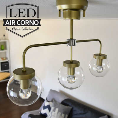 大河商事 LED照明 ペンダントライト 3灯 電球別売 AIRCORNO 035