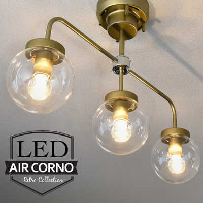 大河商事 LED照明 ペンダントライト 3灯 電球別売 AIRCORNO 035