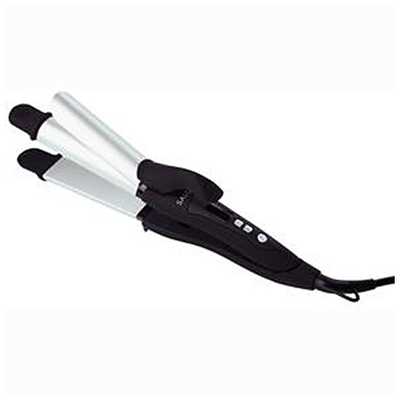 サロニア 2WAYストレート&カールヘアアイロン 32mm 海外対応 交流