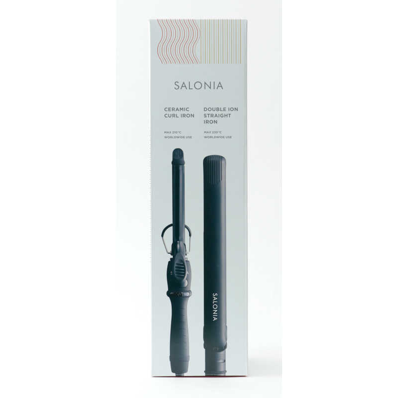 サロニア サロニア SALONIA HAPPY HAIR BOX BLACK（004S＆008AB 19mm） SAL18001S SAL18001S