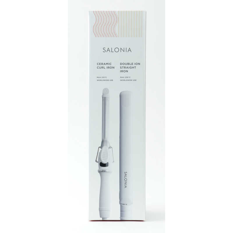 サロニア サロニア SALONIA HAPPY HAIR BOX WHITE（004SW＆008SW 19mm） SAL18002S SAL18002S