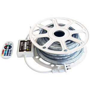 富士倉 LEDロープライトRGB 片面発光 10m電源付き FRL-RGB10M 富士倉 LEDロープライトRGB 片面発光 10m電源付き FRL-RGB10M