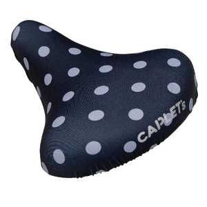 エール サドルカバー フルカラーチャリCAP ドット AS-41(ブラック) エール サドルカバー フルカラーチャリCAP ドット AS-41(ブラック)