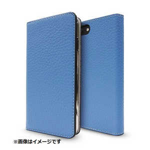 LORNAPASSONI iPhone 8用 Leather Folio Case ブルー/グレージュ CP-AP-PHE-77304