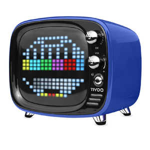 FOX Bluetoothスピーカー Divoom ブルー  DIV-TIVOO-BL