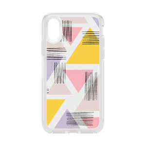 CASEPLAY iPhone XS SYMMETRY CLEAR 77-59586 LOVE TRIANGLE