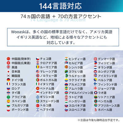 ウェザリージャパン 144カ国の言語を翻訳可能なワイヤレスイヤホン型