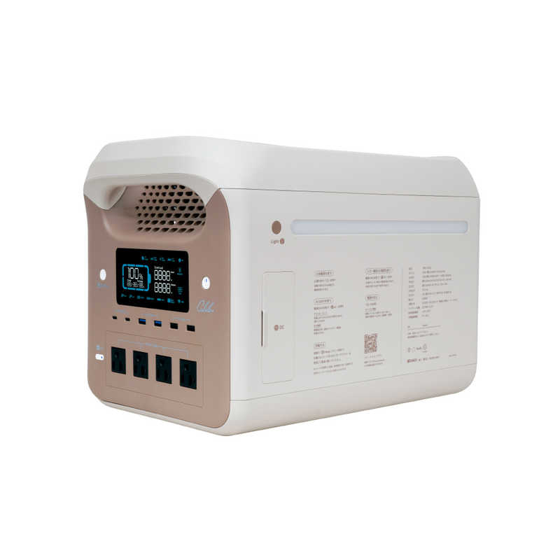 INBES INBES リン酸鉄リチウムイオン電池式ポータブル電源1500W IBPL1501C IBPL1501C