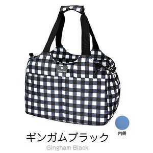 HALKARINS Hanna Hula ハンナフラ CDG-2CR 2WAYキャリーバッグ ギンガムブラック HALKARINS Hanna Hula ハンナフラ CDG-2CR 2WAYキャリーバッグ ギンガムブラック