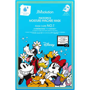 JMSOLUTION PHOTOPICK フォトピック MOISTURE HYACARE MASK ディズニー シートマスク 集中保湿ケア (5枚入) 