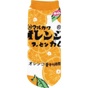 ジェイズプランニング お菓子柄 ソックス オレンジフーセンガム 