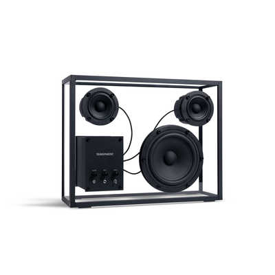 TRANSPARENTSPEAKER Bluetoothスピーカー ブラックコード TPS-03 の 
