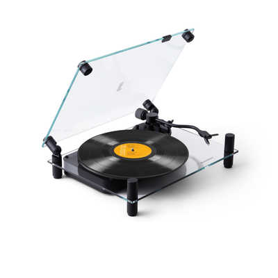TRANSPARENTSPEAKER Bluetooth対応ターンテーブル TRANSPARENT 