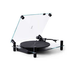 TRANSPARENTSPEAKER Bluetooth対応ターンテーブル TRANSPARENT TURNTABLE Black TT-B