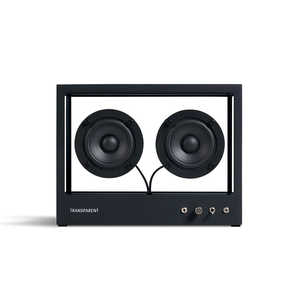 TRANSPARENTSPEAKER Small Transparent Speaker Wi-Fi Version WiiM Mini Wi-FiXs[J[ mBluetoothΉ / Wi-FiΉn ubN TPS-04-Wifi