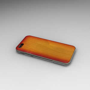 アベニールパートナーズ iPhone6 (4.7) Real Wooden Case Cover WoodGrain 木目 RSW-IP6M-CSG
