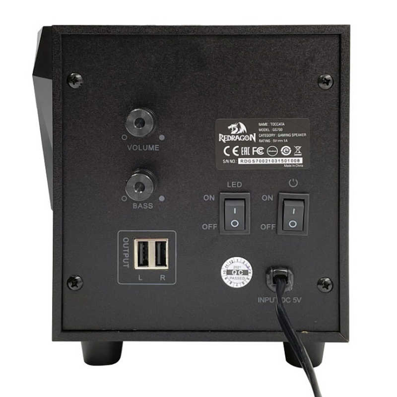 ITPROTECH ITPROTECH PCスピーカー 3.5mm接続 Toccata [USB電源 /2.1ch] GS700TI GS700TI
