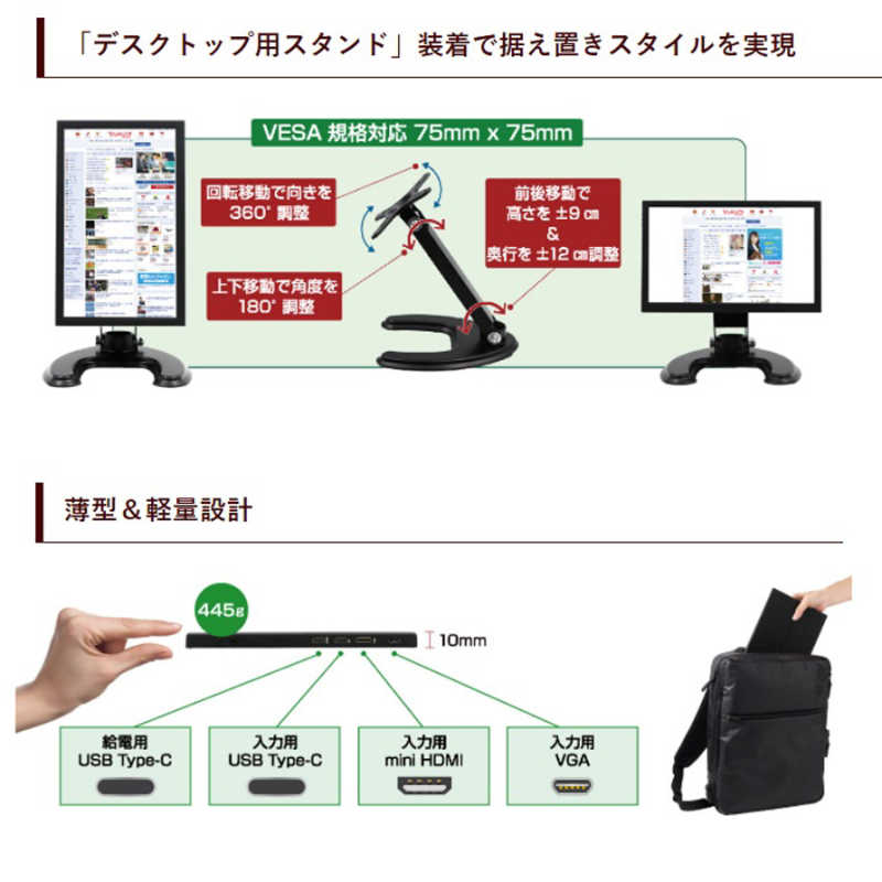 ITPROTECH ITPROTECH PCモニター [11.6型 /フルHD(1920×1080) /ワイド] LCD11HCR-IPS LCD11HCR-IPS