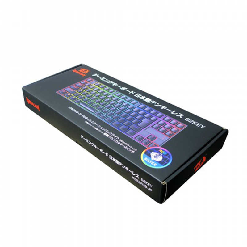 ITPROTECH ITPROTECH ゲーミングキーボード REDRAGON ブラック(日本語配列/テンキーレス/銀軸/メカニカルRGB) K552RGB-JPTI K552RGB-JPTI
