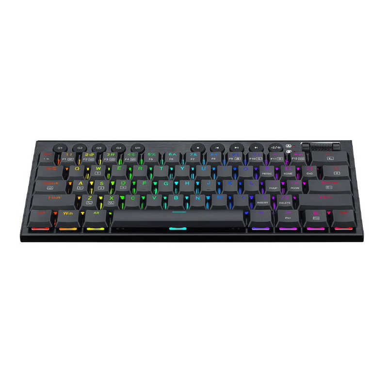 ITPROTECH ITPROTECH ゲーミングキーボード ロープロファイル マクロキー付 赤軸 61KEY ブラック [有線 /USB-A＋USBC]  K632-RGBTI K632-RGBTI