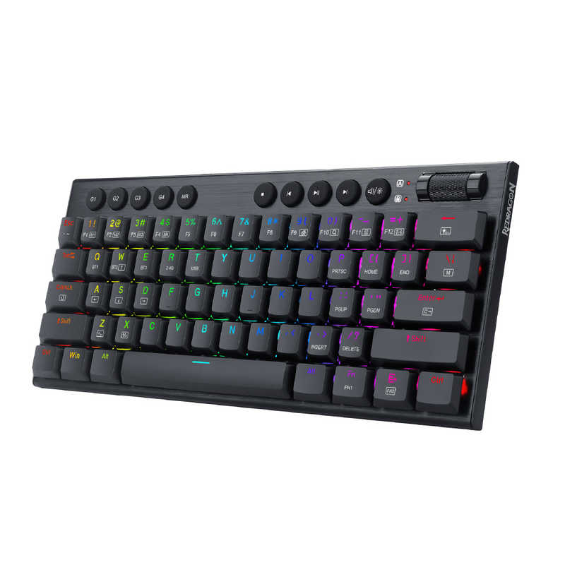 ITPROTECH ITPROTECH ゲーミングキーボード ロープロファイル マクロキー付 赤軸 61KEY ブラック [有線 /USB-A＋USBC]  K632-RGBTI K632-RGBTI