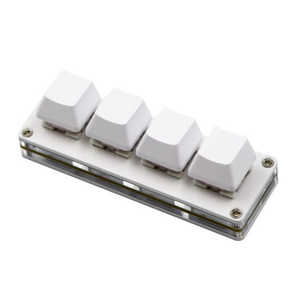 ITPROTECH 〔キーカスタマイズ〕ちょい足しキーボード 4キー USB-A接続 ホワイト MK-04WH ITPROTECH 〔キーカスタマイズ〕ちょい足しキーボード 4キー USB-A接続 ホワイト MK-04WH