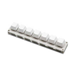 ITPROTECH 〔キーカスタマイズ〕ちょい足しキーボード7キー USB-A接続 ホワイト MK-07WH ITPROTECH 〔キーカスタマイズ〕ちょい足しキーボード7キー USB-A接続 ホワイト MK-07WH