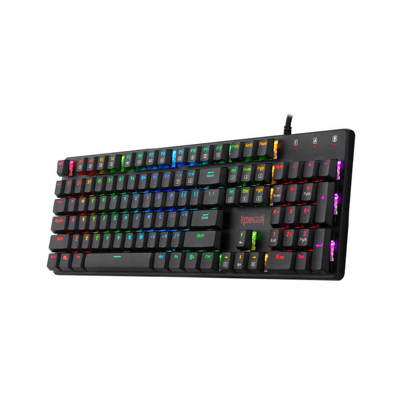 ITPROTECH ITPROTECH ロープロファイル メカニカルキーボード フルサイズ 赤軸 104KEY REDRAGON ブラック ［有線 /USB］ K589-RGBTI K589-RGBTI