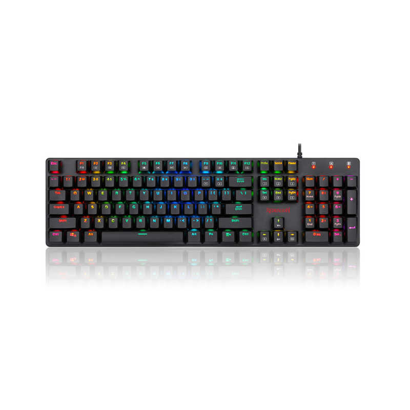 ITPROTECH ITPROTECH ロープロファイル メカニカルキーボード フルサイズ 赤軸 104KEY REDRAGON ブラック ［有線 /USB］ K589-RGBTI K589-RGBTI