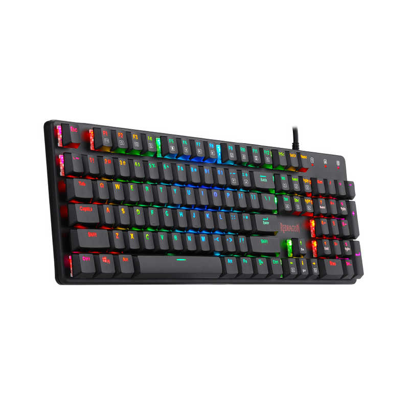 ITPROTECH ITPROTECH ロープロファイル メカニカルキーボード フルサイズ 赤軸 104KEY REDRAGON ブラック ［有線 /USB］ K589-RGBTI K589-RGBTI