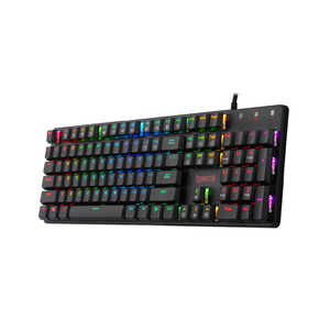 ITPROTECH ロープロファイル メカニカルキーボード フルサイズ 赤軸 104KEY REDRAGON ブラック ［有線 /USB］ K589-RGBTI
