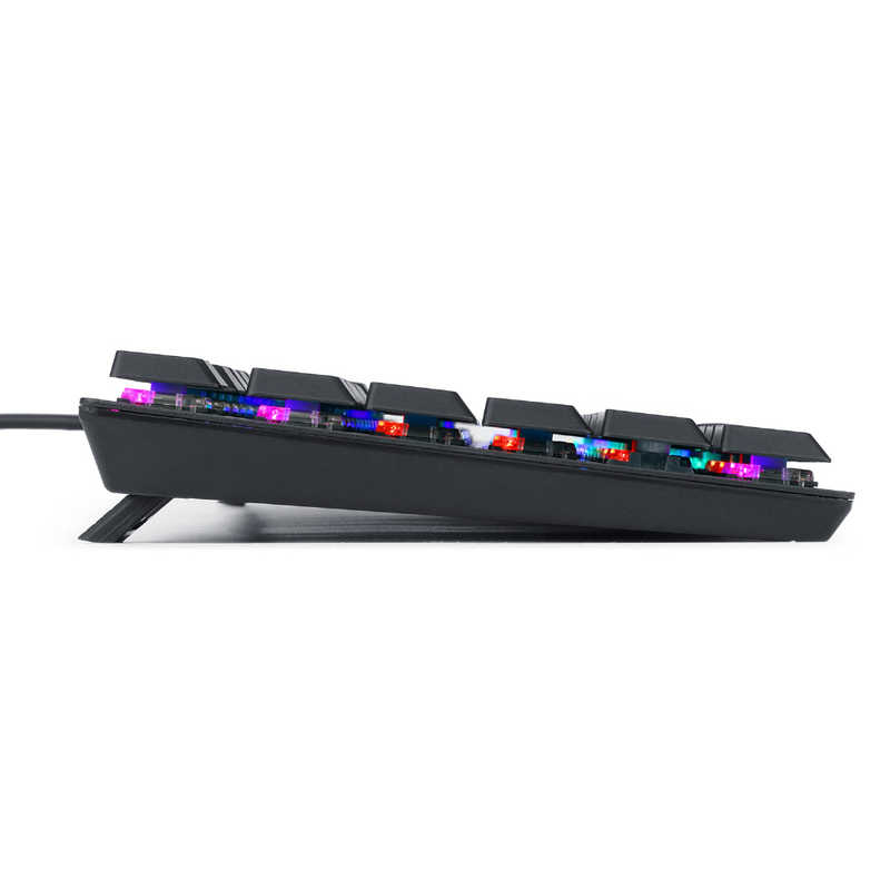 ITPROTECH ITPROTECH ロープロファイル メカニカルキーボード テンキーレス 赤軸 87KEY REDRAGON ブラック ［有線 /USB］ K607-RGBTI K607-RGBTI