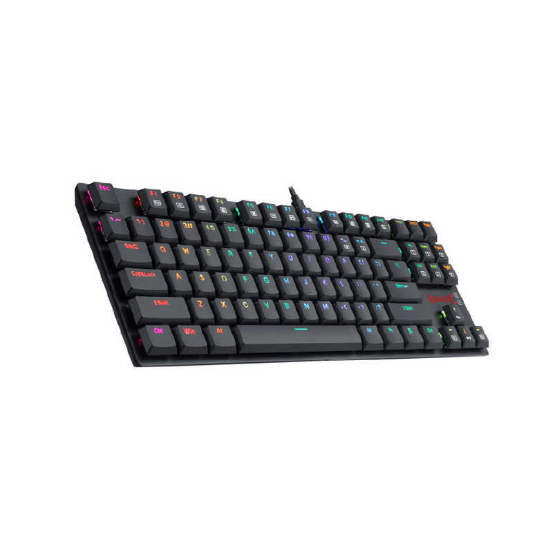 ITPROTECH ITPROTECH ロープロファイル メカニカルキーボード テンキーレス 赤軸 87KEY REDRAGON ブラック ［有線 /USB］ K607-RGBTI K607-RGBTI