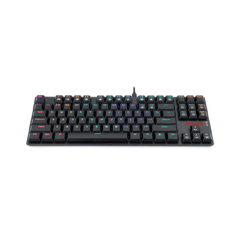 ITPROTECH ITPROTECH ロープロファイル メカニカルキーボード テンキーレス 赤軸 87KEY REDRAGON ブラック ［有線 /USB］ K607-RGBTI K607-RGBTI