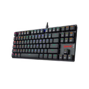 ITPROTECH ロープロファイル メカニカルキーボード テンキーレス 赤軸 87KEY REDRAGON ブラック ［有線 /USB］ K607-RGBTI