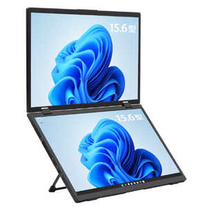 ITPROTECH USB-C接続 デュアルPCモニター ［15.6型 ×2/フルHD(1920×1080) /ワイド］ ［15.6型 /有機EL フルHD(1920×1080) /ワイド］ ブラック LCD15HC-IPSDUA