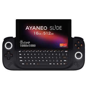 AYANEO ゲーミングモバイルパソコン SLIDE ブライトブラック AYASL-B1605R