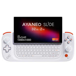 AYANEO ゲーミングモバイルパソコン SLIDE サンライズホワイト AYASL-W3220R
