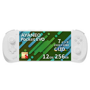 AYANEO POCKET EVO 12GB 7.0 /Snapdragon /SSD256GB ۥ磻 AYAPKEVO-12256-SWR