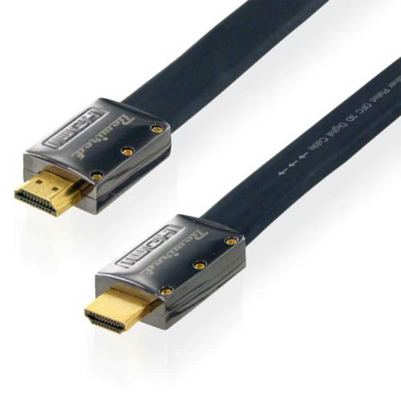 ハイパーツールズ ハイパーツールズ HDMIケーブル ブラック [10m /HDMI⇔HDMI /フラットタイプ /4K対応] EHM-HSFLT-10M EHM-HSFLT-10M