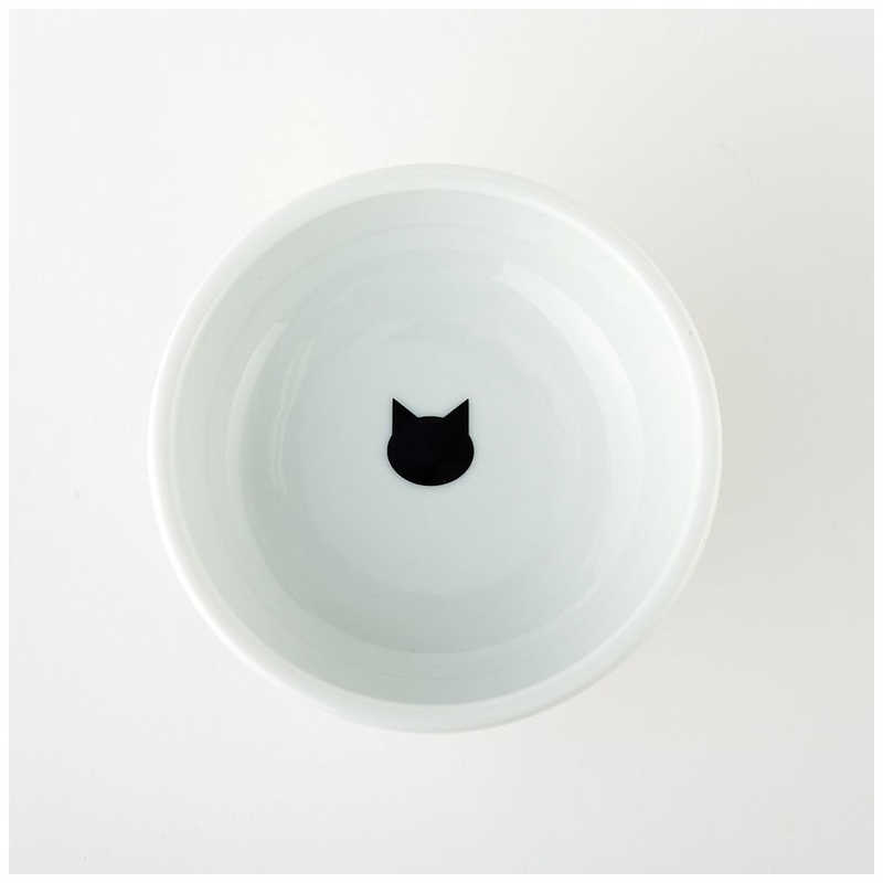 猫壱 猫壱 ハッピーダイニング脚付フードボウル猫柄シリコン付き  