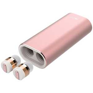 ROA フルワイヤレスイヤホン リモコン・マイク対応 ローズゴールド Beat-in Power Bank BI9317 ROA フルワイヤレスイヤホン リモコン・マイク対応 ローズゴールド Beat-in Power Bank BI9317