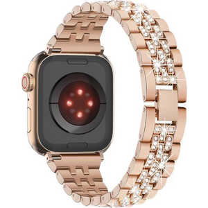 アローン AppleWatch41/40/38 ステンレスストーン1バンドゴールド GRK-WS12GD アローン AppleWatch41/40/38 ステンレスストーン1バンドゴールド GRK-WS12GD